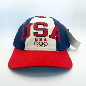 NWT VNTG Starter USA Olympic Team Snapback Hat 1996